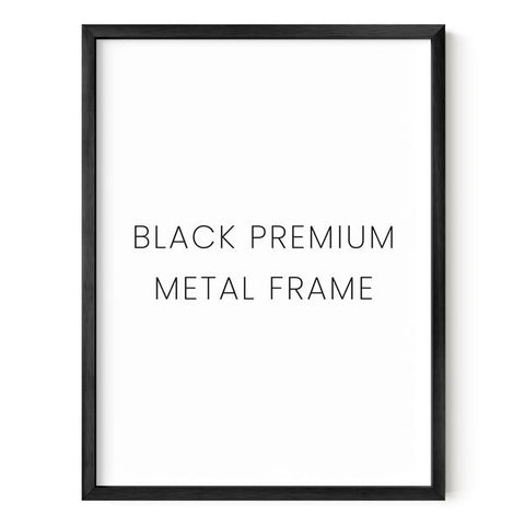 Metal Frame Black - 8x10"