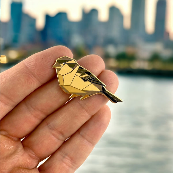 Female Sparrow Pin