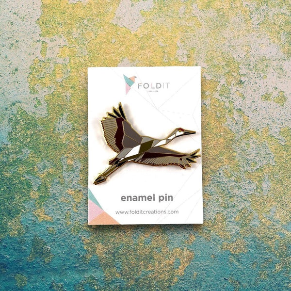 Sandhill Crane Pin