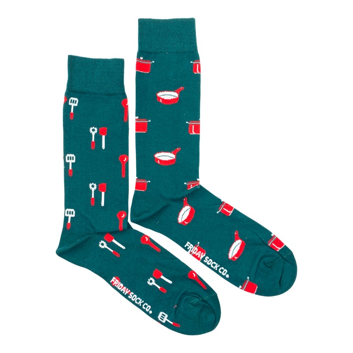 Spatula and Pan Mid-Calf Socks – Pinpoint Clothing & Gifts
