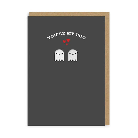 You're My Boo Ghosts Patch Card