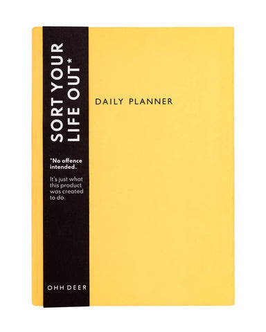 Neon Amber Daily Planner