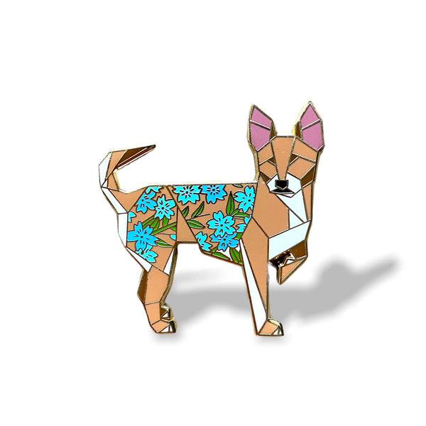 Chihuahua Dog Pin Fawn