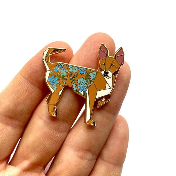 Chihuahua Dog Pin Fawn