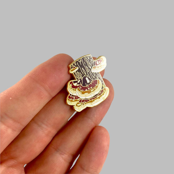 Reishi Mushroom Pin