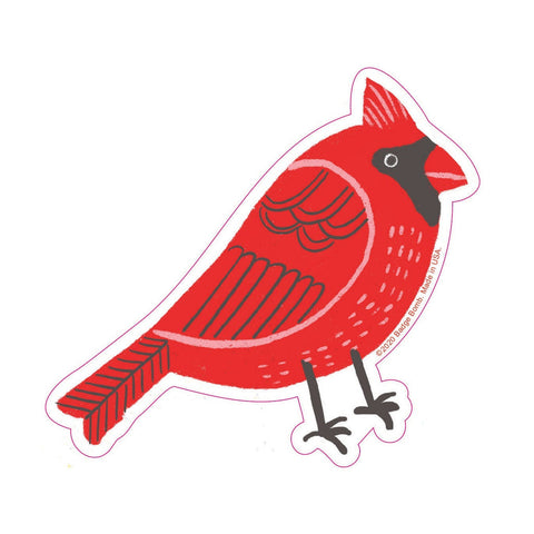 Cardinal Sticker by Badge Bomb