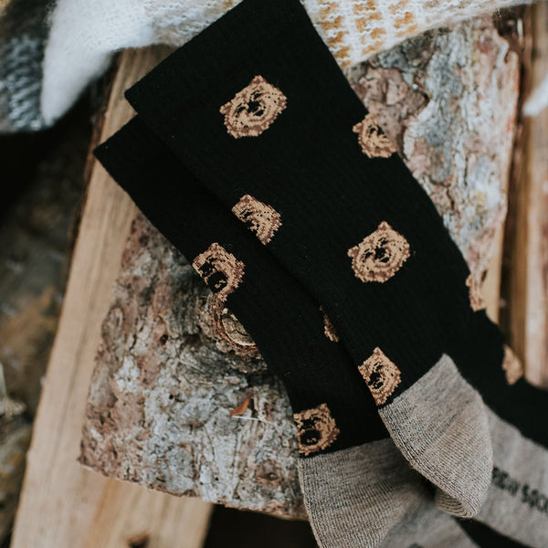 Bear Merino Wool Crew Socks