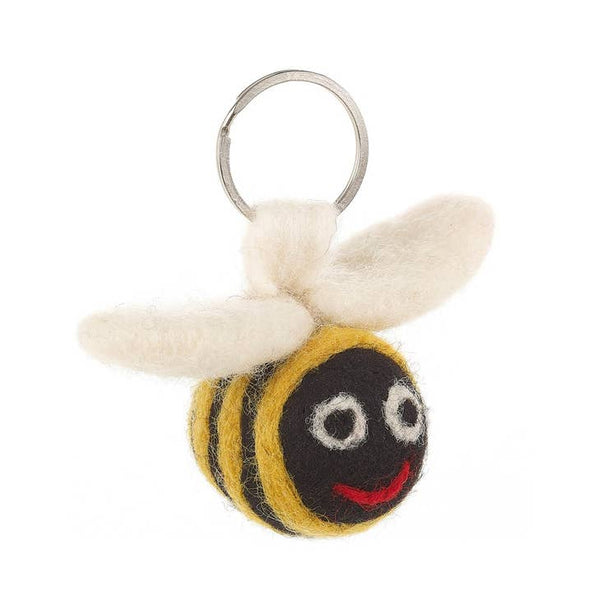 Bee Felt Keychain