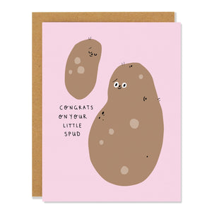 Little Spud Greeting Card