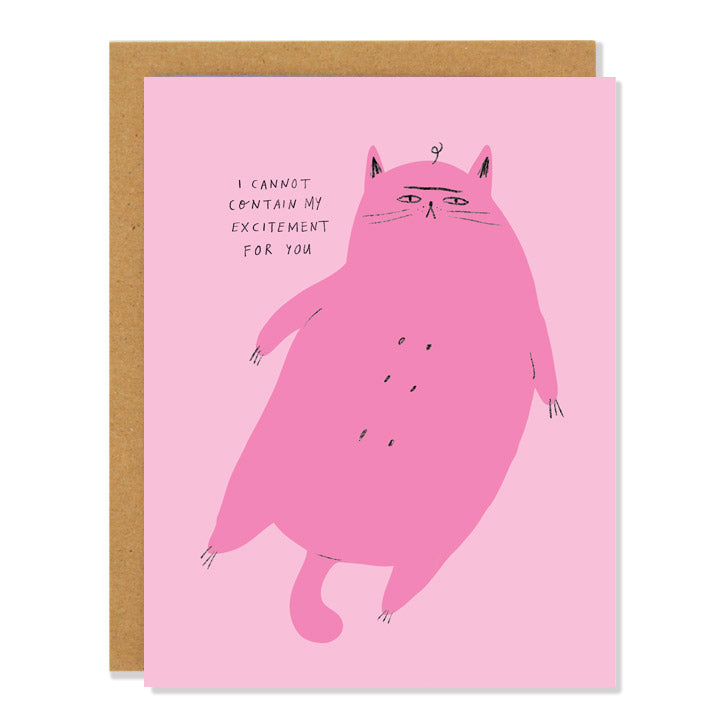 Indifferent Kitty Card