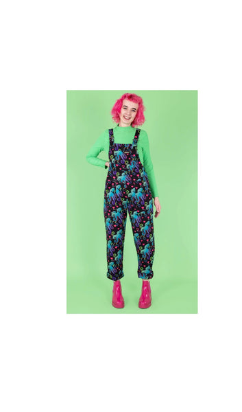 Octopus Love Stretch Twill Dungaree