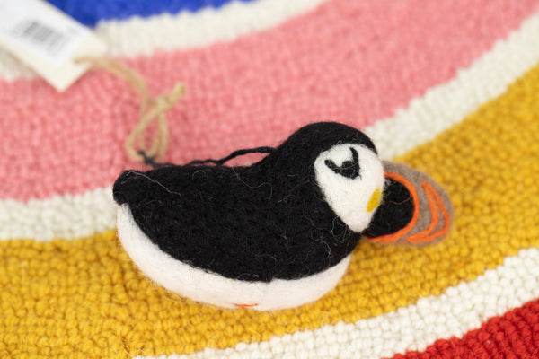 Felt Puffin Ornament