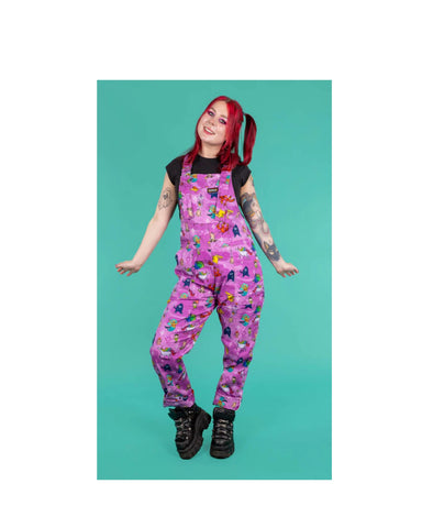 Happiness Enchanters Word Spells Stretch Twill Dungaree
