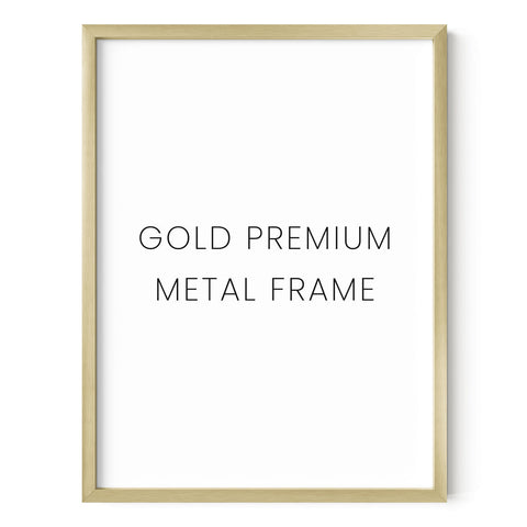 Gold Metal Frame - 8x10"