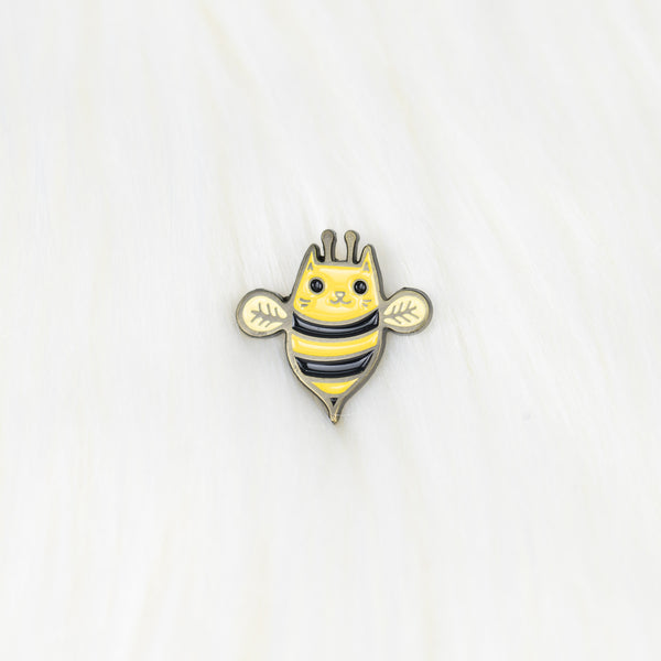 Cat Bee Pin