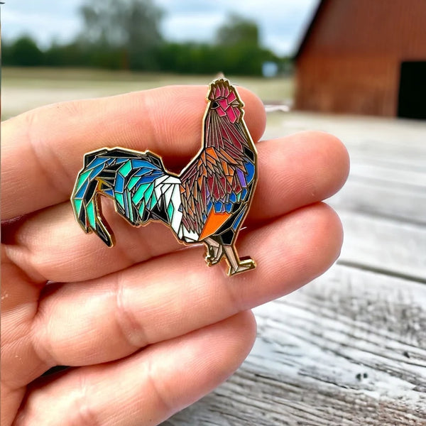 Rooster Pin