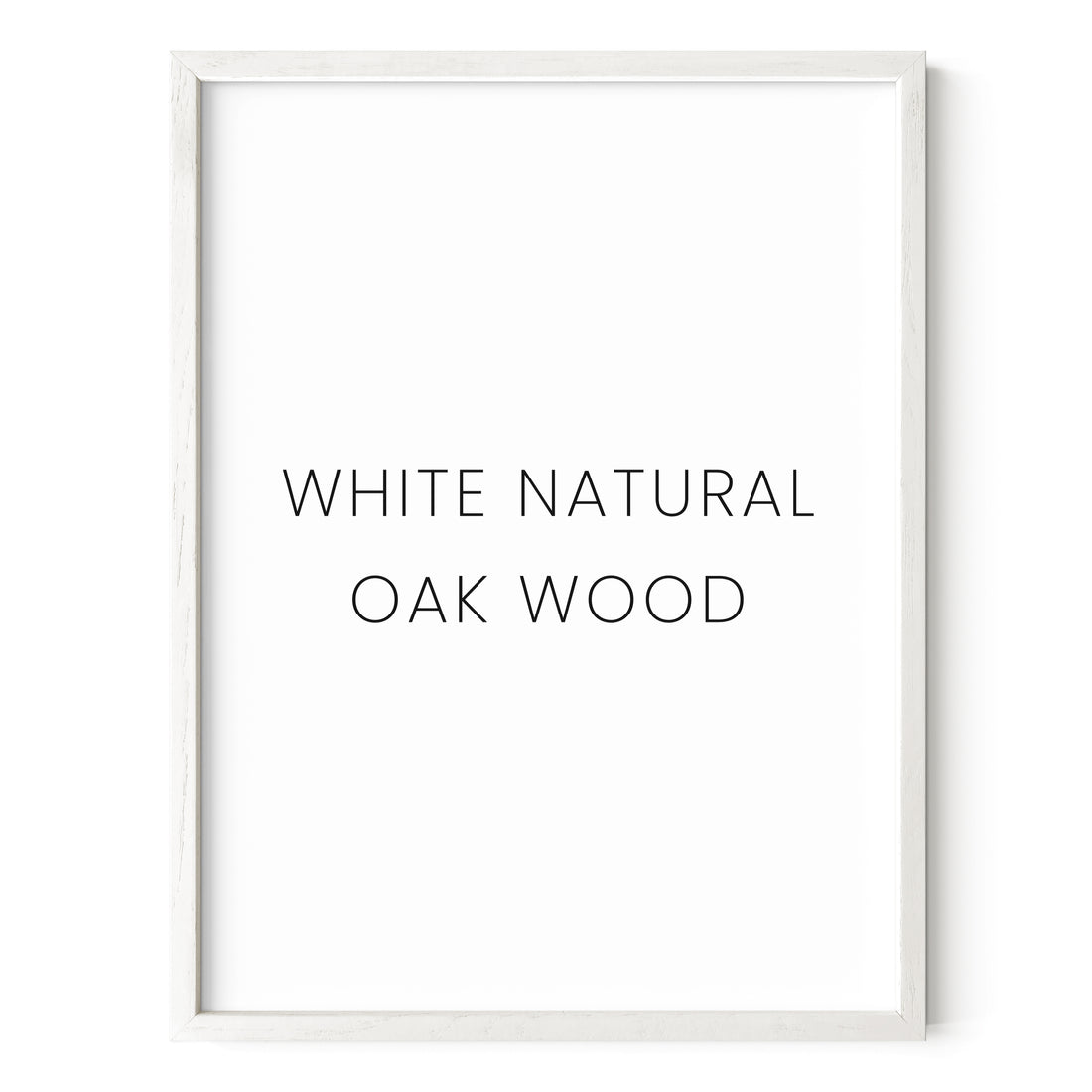 Oak Frame White - 11x14"