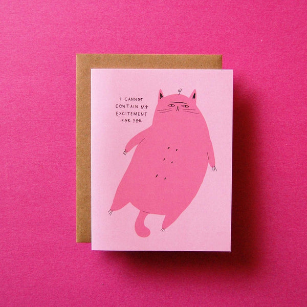 Indifferent Kitty Card