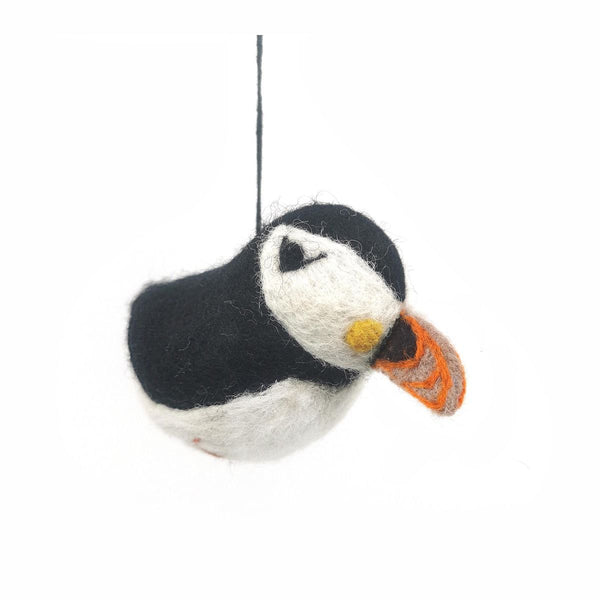 Felt Puffin Ornament