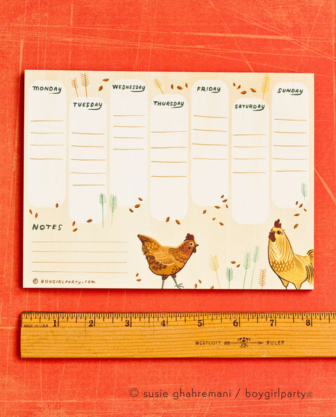 Chicken Weekly Planner