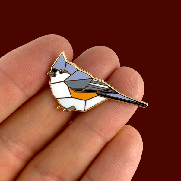 Tufted Titmouse Pin