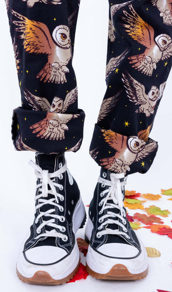 What A Hoot Owl Stretch Twill Dungaree