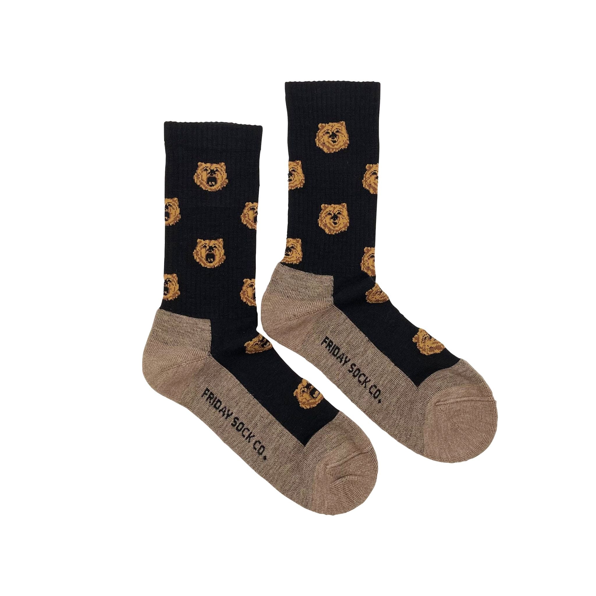 Bear Merino Wool Crew Socks