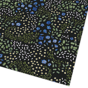 Floral Primordia Folded Giftwrap