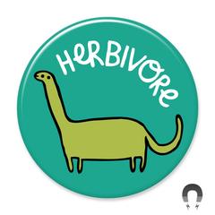 Herbivore Magnet by Badge Bomb