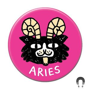 Aries Catstrology Magnet by Badge Bomb