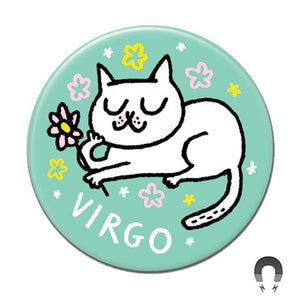 Virgo Catstrology Magnet by Badge Bomb