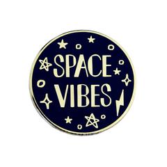 Space Vibes Enamel Pin by Badge Bomb