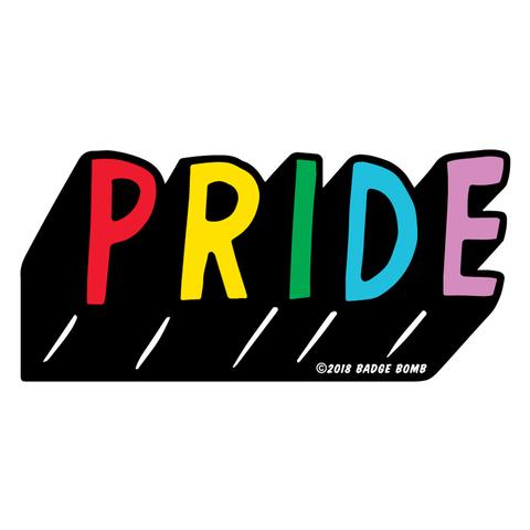 Pride Sticker by Badge Bomb