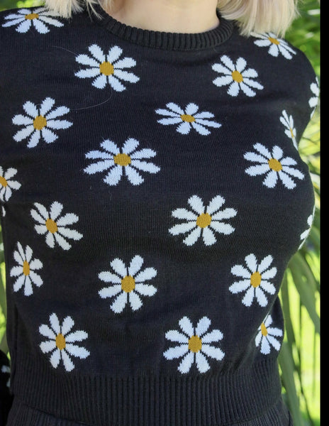 Daisy Cropped Jumper