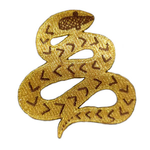 Gold Snake Patch by Badge Bomb