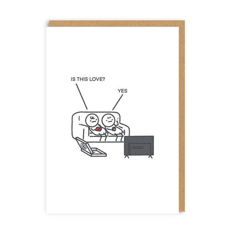 Is This Love Greeting Card by Ohh Deer
