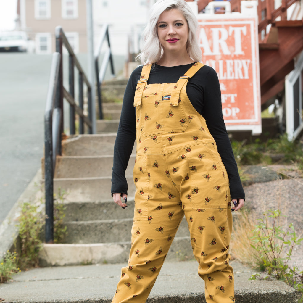 Honey Bee Yellow Twill Dungarees – Pinpoint Clothing & Gifts