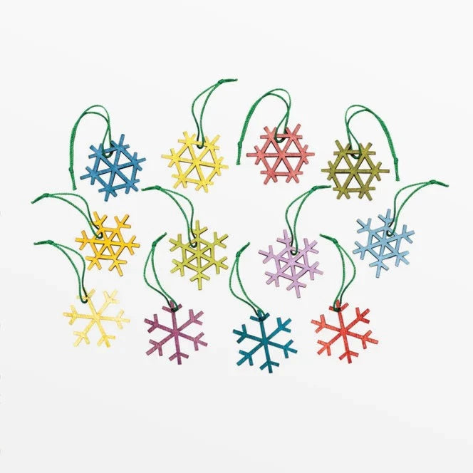 Alpine Ornaments - Snowflakes - Set of 24