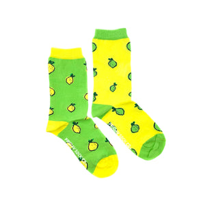 Lemon Lime Crew Socks