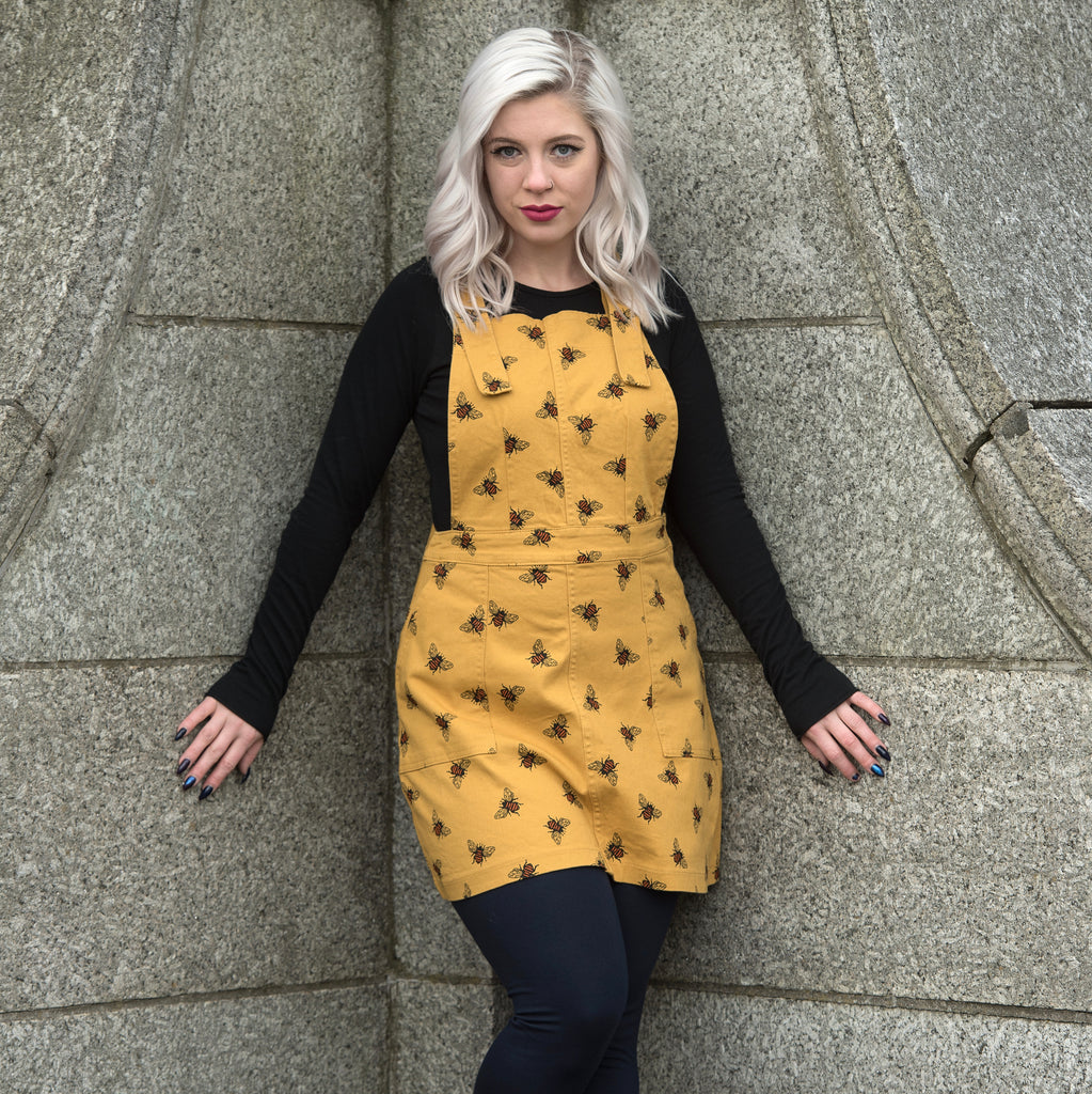 Bee Twill Pinafore – Pinpoint Clothing & Gifts