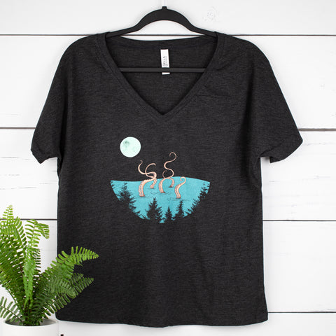 Walk in the Woods Slouchy V Neck