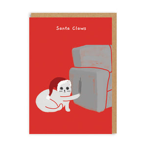 Santa Claws Card