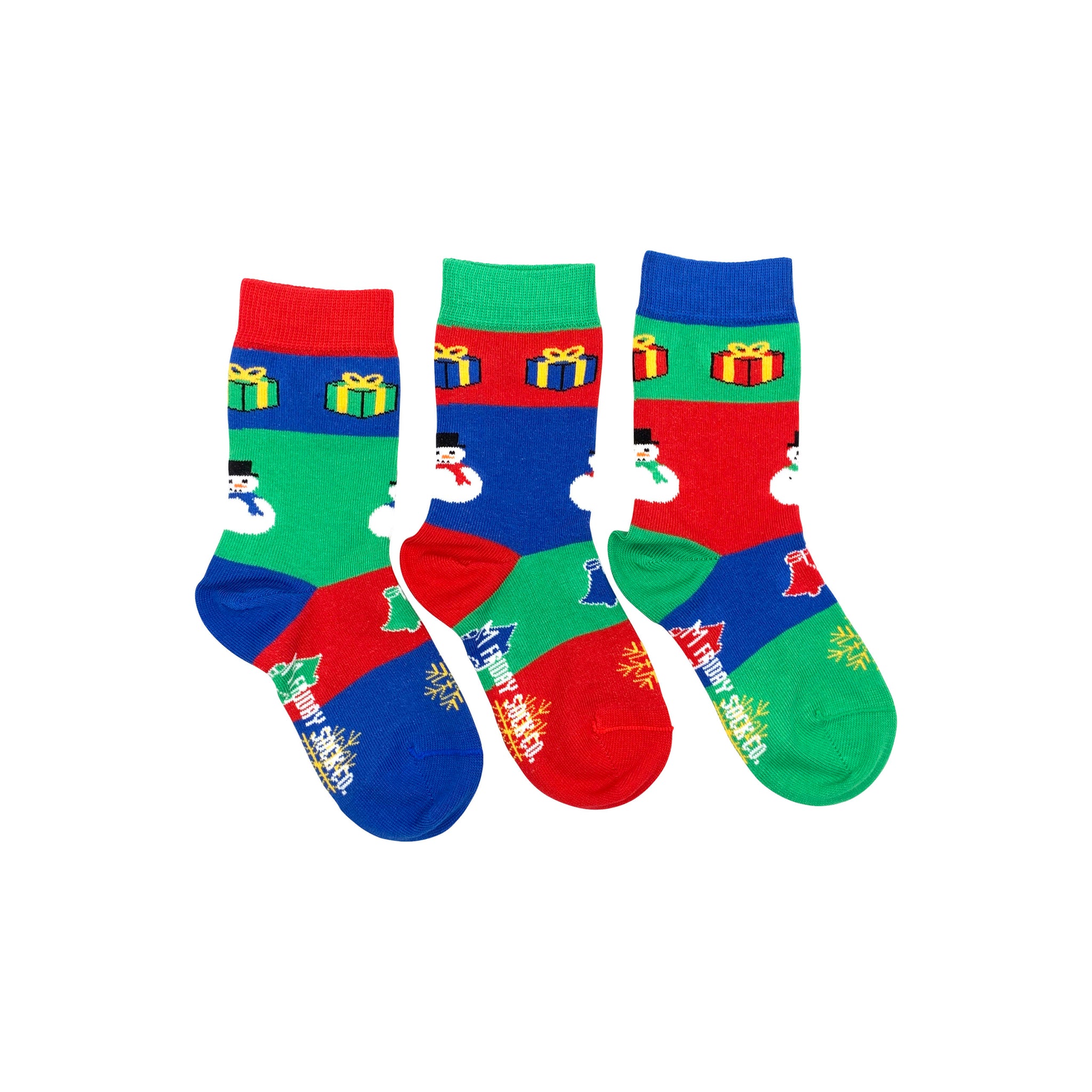Kids' Ugly Christmas Snowman Socks