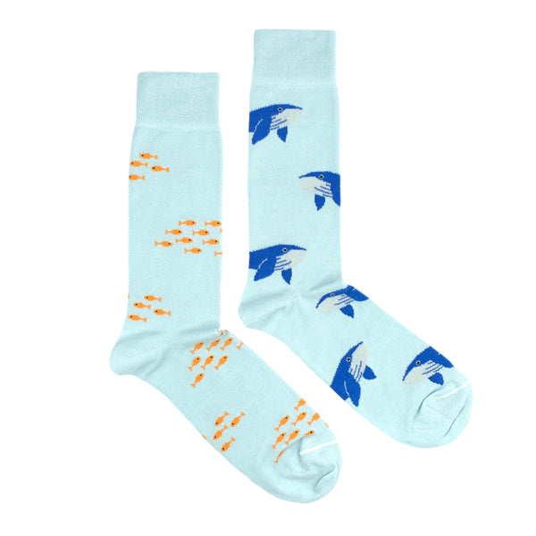 Whales & Fishes Mid-Calf Socks