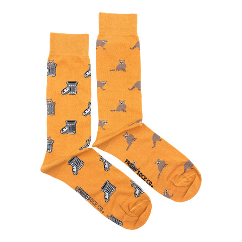 Raccoon & Trash Mid-Calf Socks