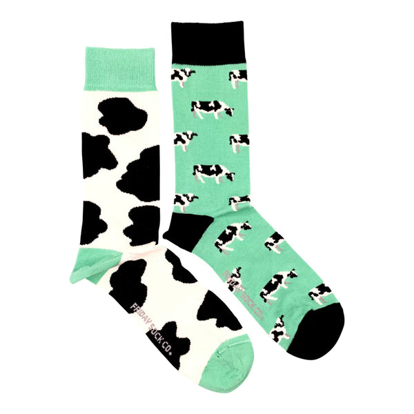 Cow Spots Mid-Calf Socks