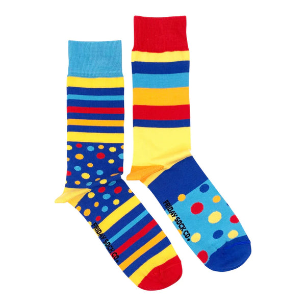 Stripe & Dot Mid-Calf Socks