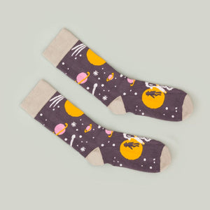 Spaceman Socks by Ohh Deer