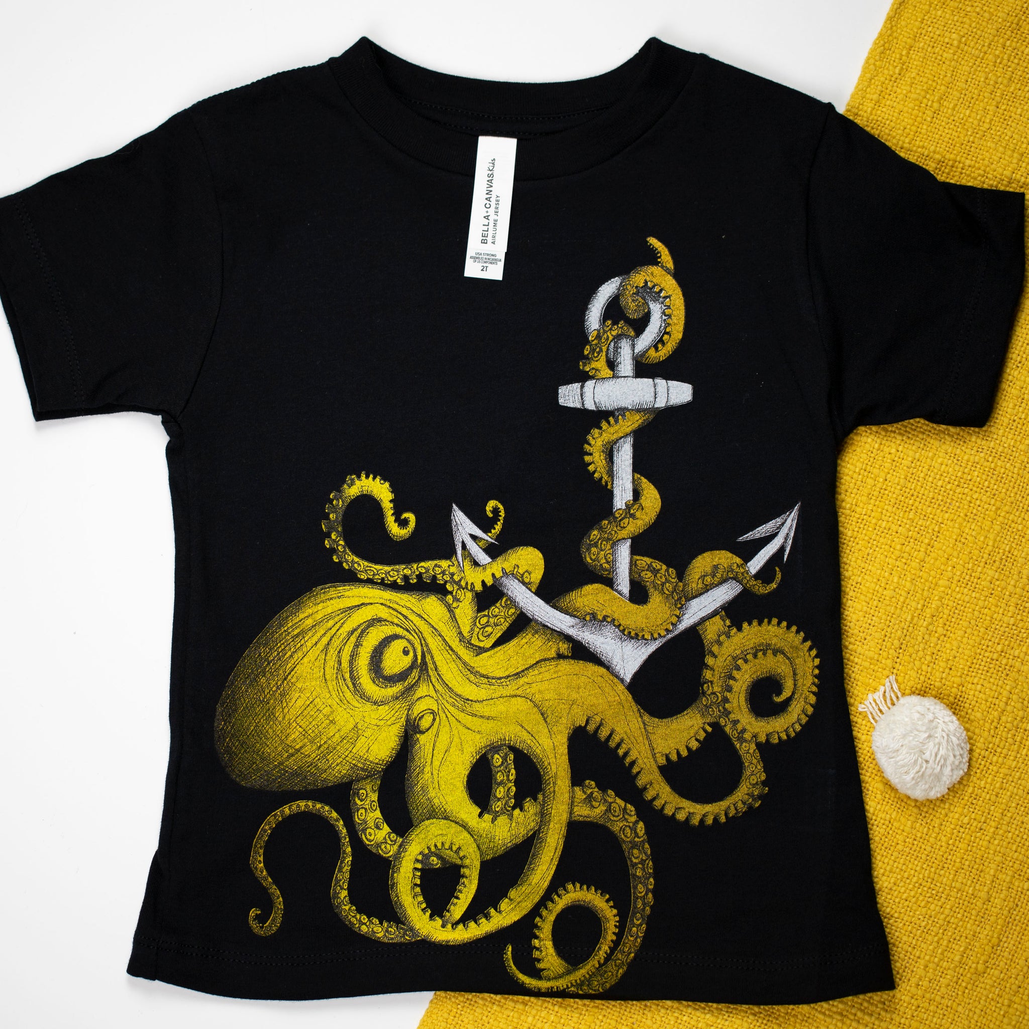 Octopus Anchor Toddler Tee