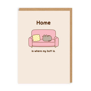 Home Is Where My Butt Is Greeting Card by Ohh Deer